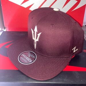 NWT Arizona ASU Sundevils Zephyr SnapBack Hat NCAA